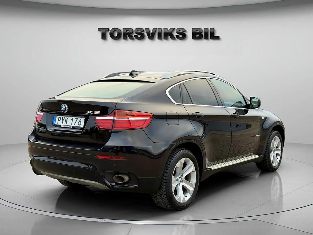 BMW X6 xDrive40d Steptronic Dieselvärmare Skinn Navi Backkamera  - miniatyr 6