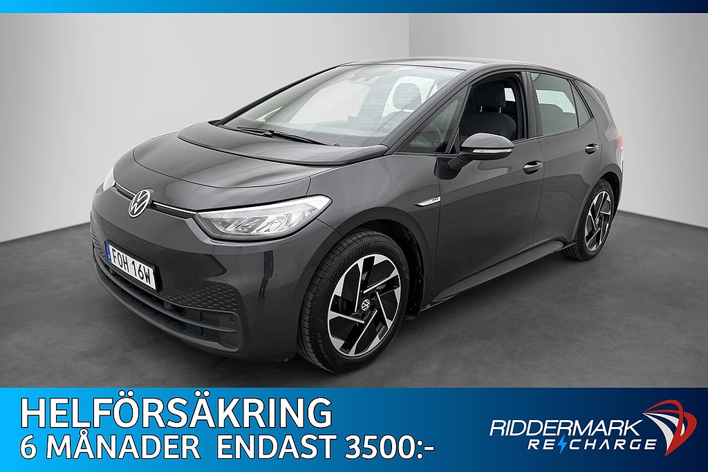 Volkswagen ID.3 Pro Performance Värmare Navi Rattvärme MOMS