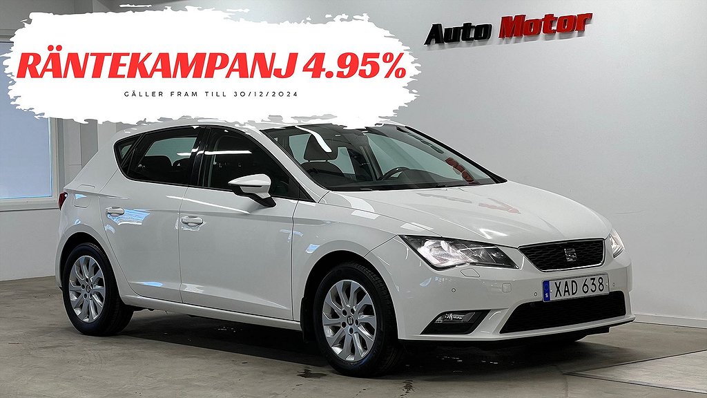 Seat Leon 1.2 TSI 6 växlad 110hk Värmare