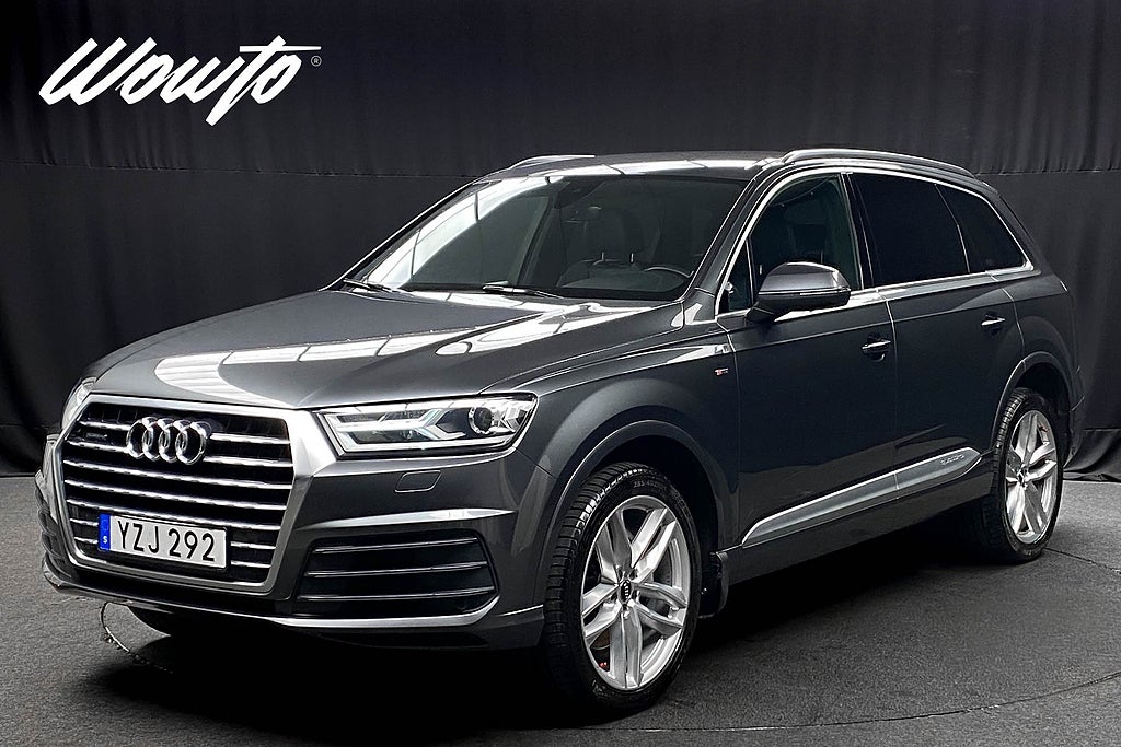 Audi Q7 3.0 TDI V6 Q 272HK 7 Sits S-Line /Sports Edt /Drag