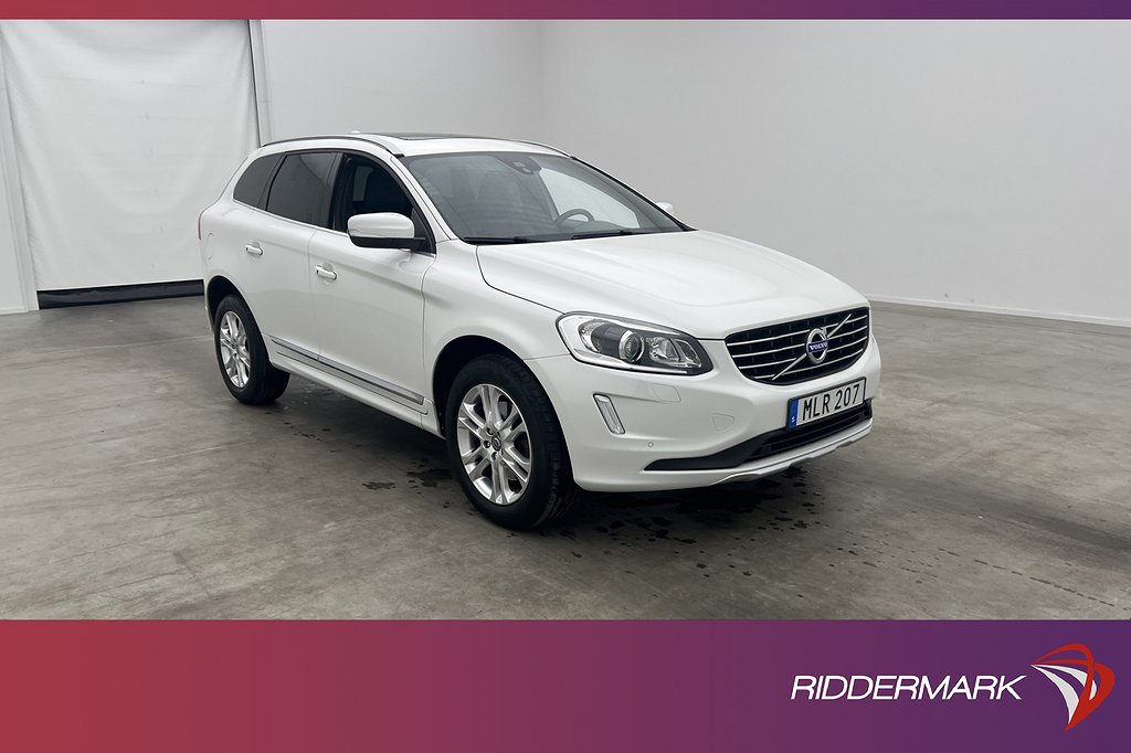 Volvo XC60 D4 181hk Summum Pano VOC Navi Skinn Rattvärme