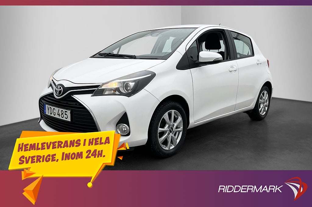 Toyota Yaris 1.33 Dual VVT-i 99hk Active Kamera Farthållare