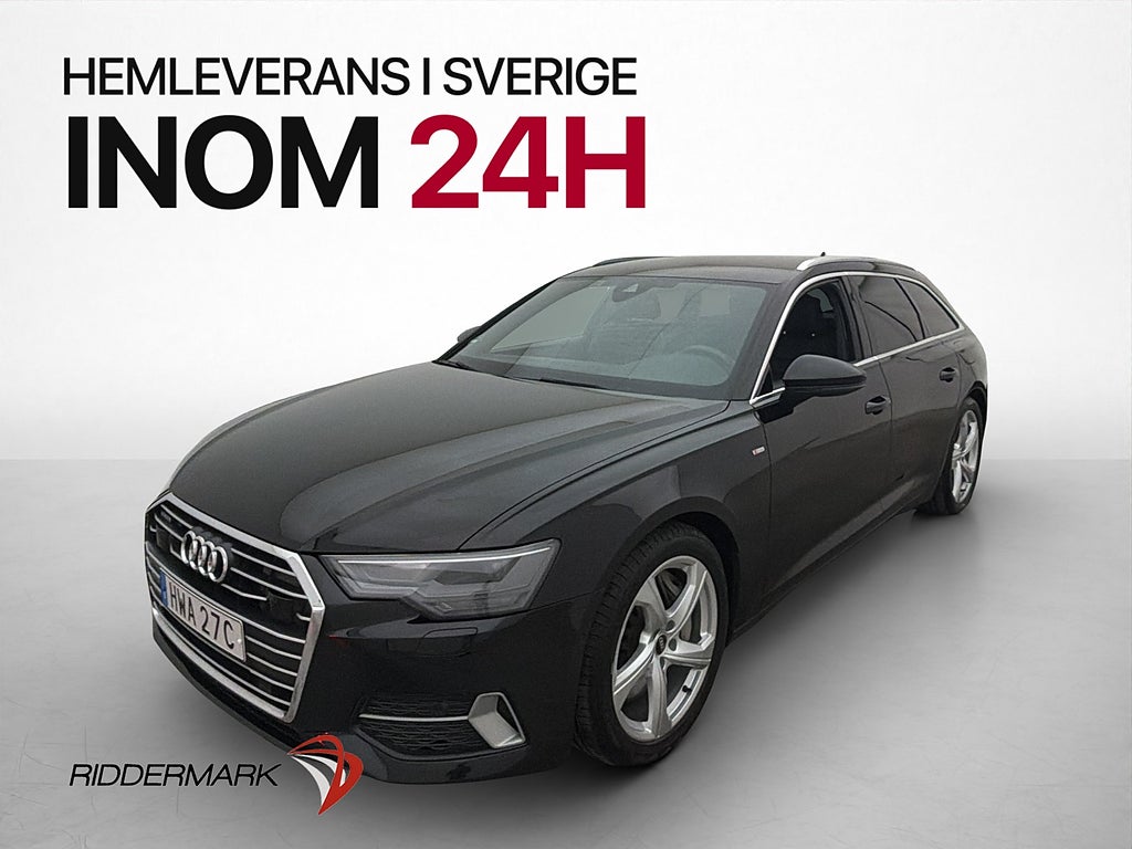 Audi A6 50 TFSI e Q S-Line Cockpit B&O Dragkrok Navi MOMS