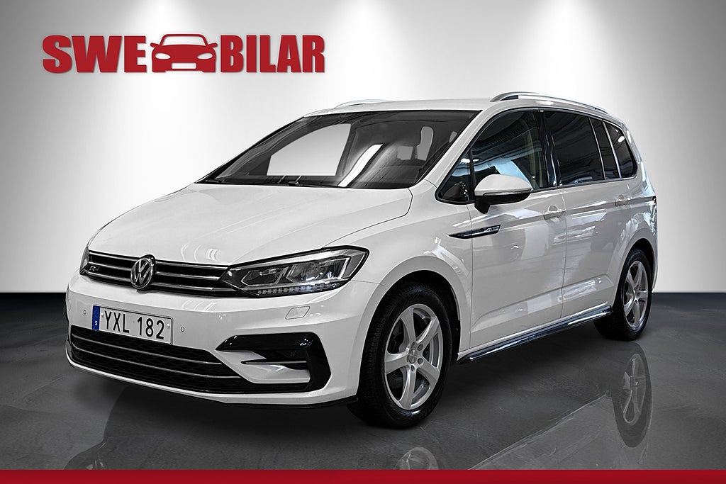 Volkswagen Touran 1.5 TSI R-Line 7-Sits Drag B-Kam D-Värm