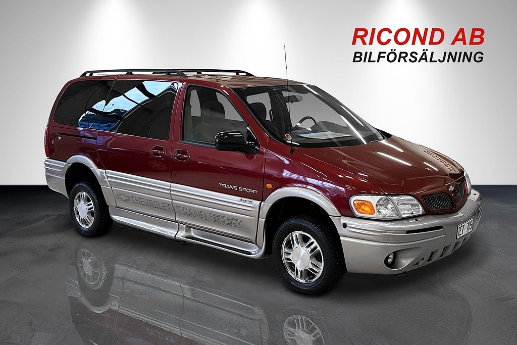 Chevrolet Trans Sport 3.4 V6 Höjd/ Handikapputrustad Nybes Lågmilare Drag
