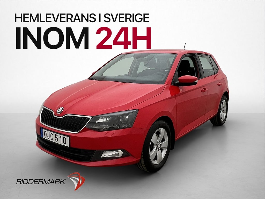 Skoda Fabia TDI 90hk Style Sensorer CarPlay Farthållare