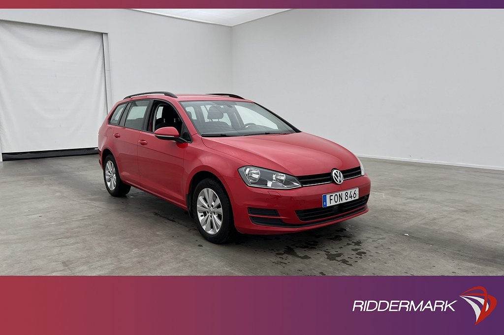 Volkswagen Golf TDI 105hk Sensorer Adaptiv-Fart Bluetooth