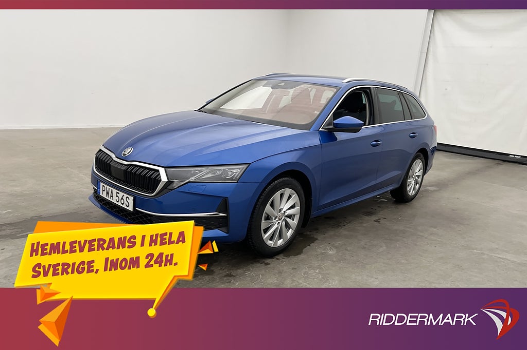 Skoda Octavia 1.5 TSI Cockpit Kamera CarPlay Rattvärme 150hk