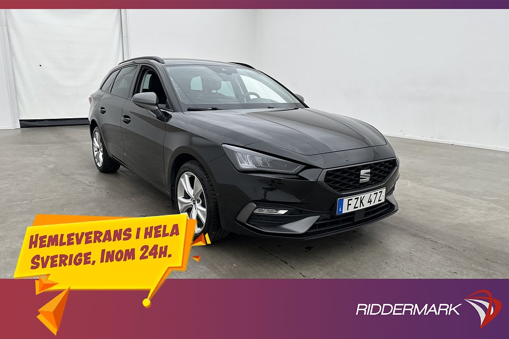 Seat Leon ST E-Hybrid 204hk FR Cockpit Kamera Navi Dragkrok