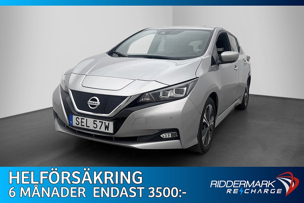 Nissan Leaf 40 kWh Tekna BOSE 360° Kamera Navi Rattvärme