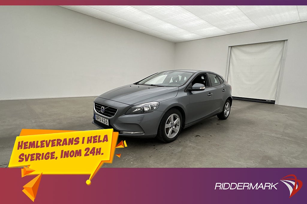 Volvo V40 D2 115hk Kinetic Värmare Dragkrok High-Performance