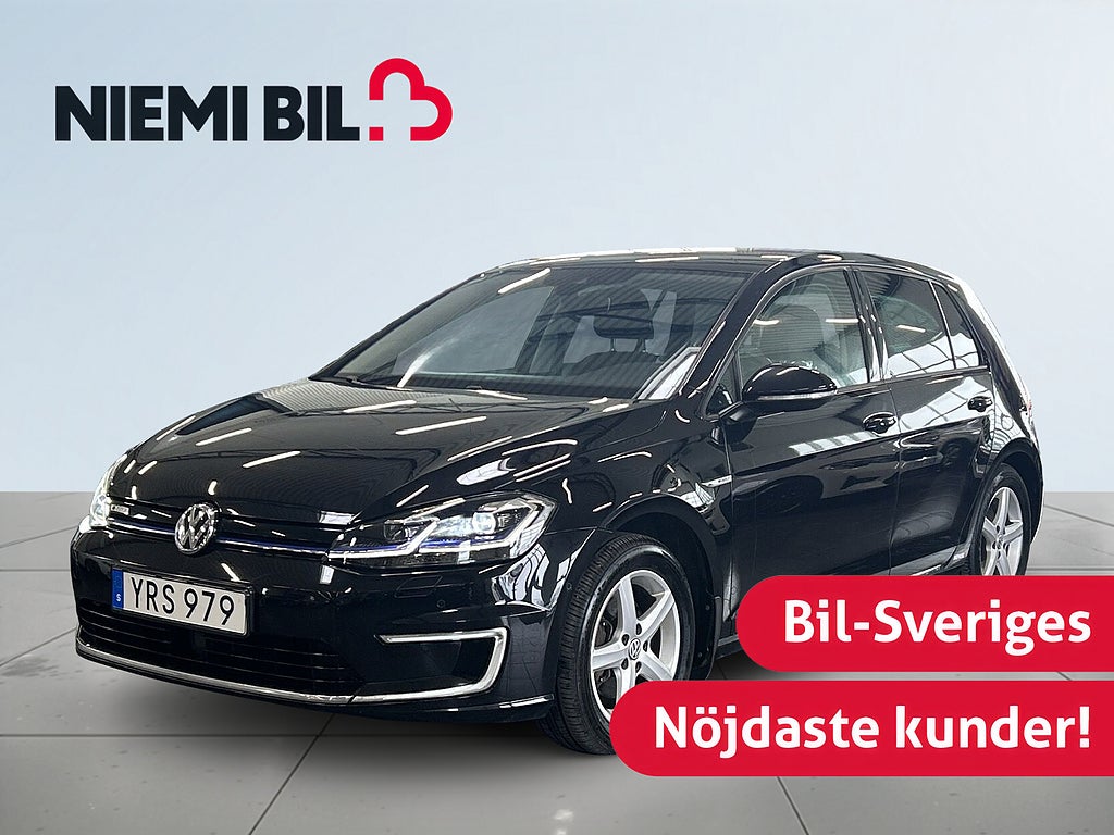 Volkswagen E-Golf  e-Golf S&V-hjul/Carplay/A.d fart/Navi/Parkeringssens