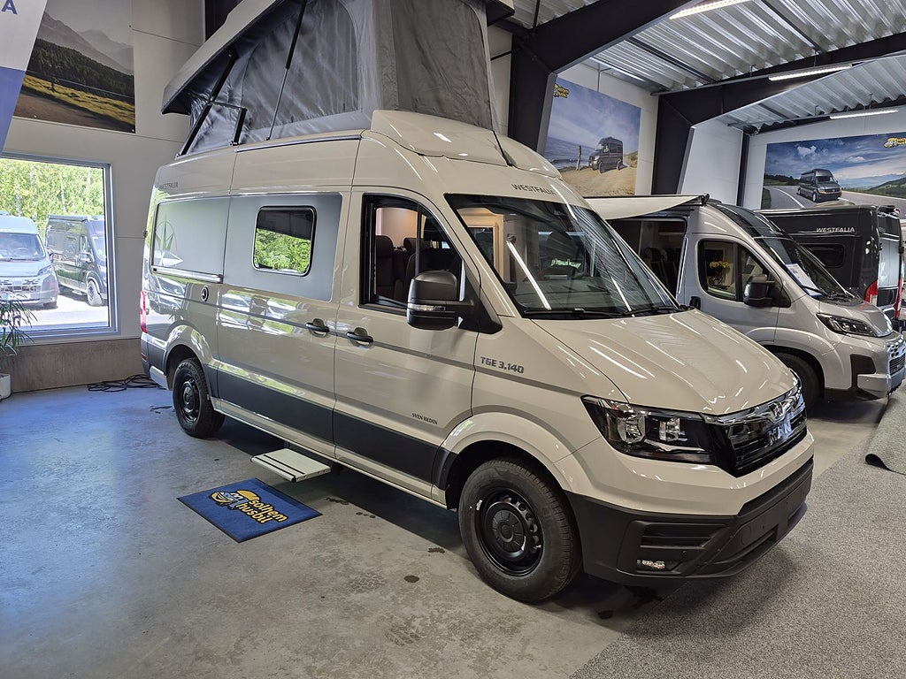 Westfalia Sven Hedin Classic Pop-up  Litium, 2x solcell, automat, vattenbu