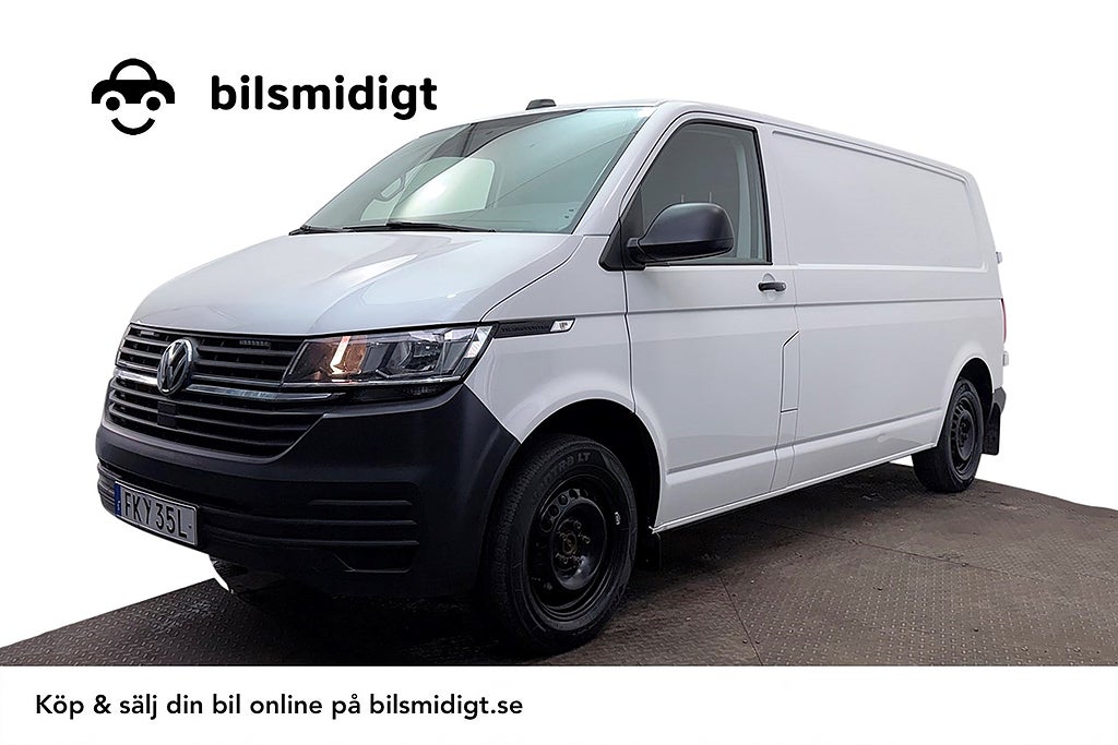 Volkswagen Transporter T30 2.0 TDI L2 Drag Inredd Kamera Värmare MOMS 150hk