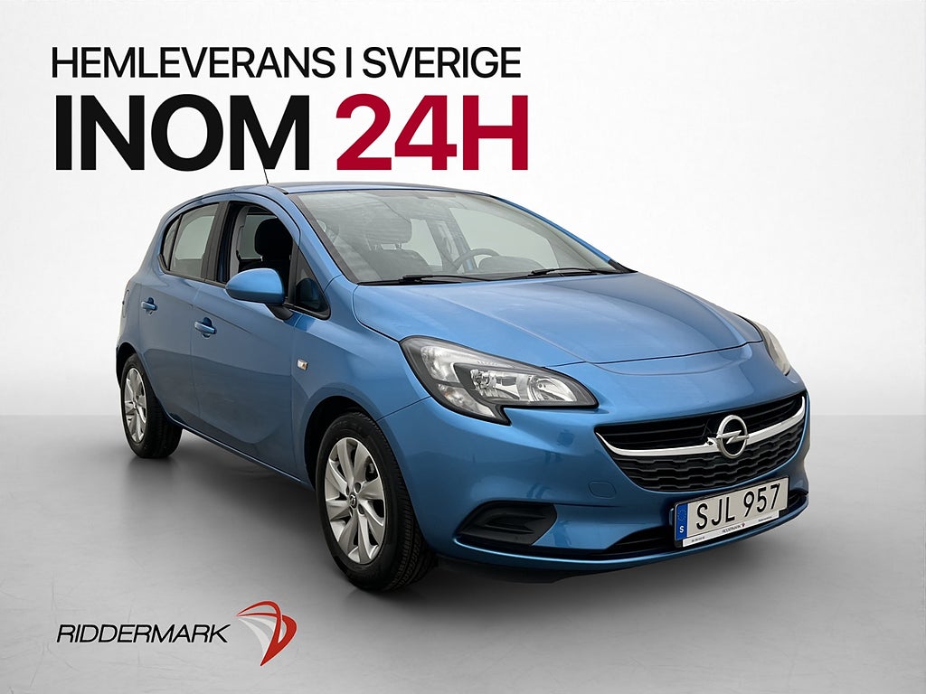 Opel Corsa 1.4 90hk Enjoy P-Sensorer Rattvärme Farthållare