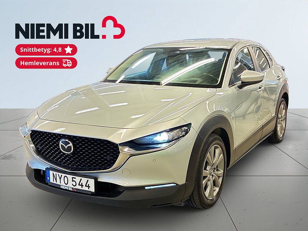 Mazda CX-30 2.0 e-SKYACTIV-X AWD Adap Fart/HuD/Kamera/Navi/Rattvärm