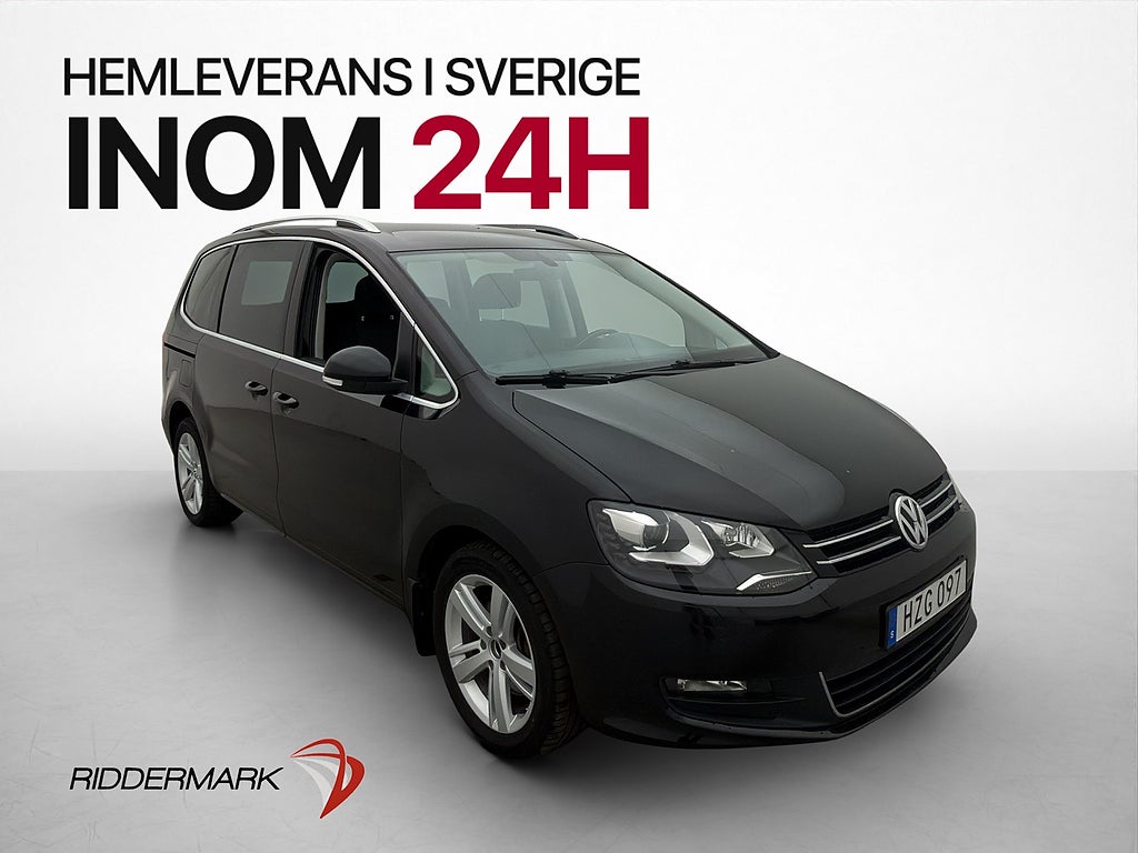 Volkswagen Sharan TDI 4M 150hk 7-Sits Värmare El-Dörrar Drag