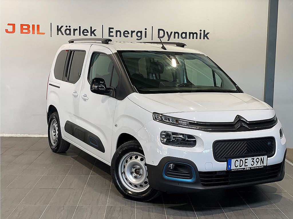 Citroën e-Berlingo Shine 50kWh 5-sits B-kamera, Nav, sensor
