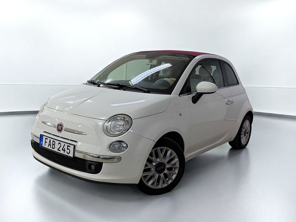 Fiat 500C 1.2 8V Lounge Cab /  Euro 6 / Nyservad 