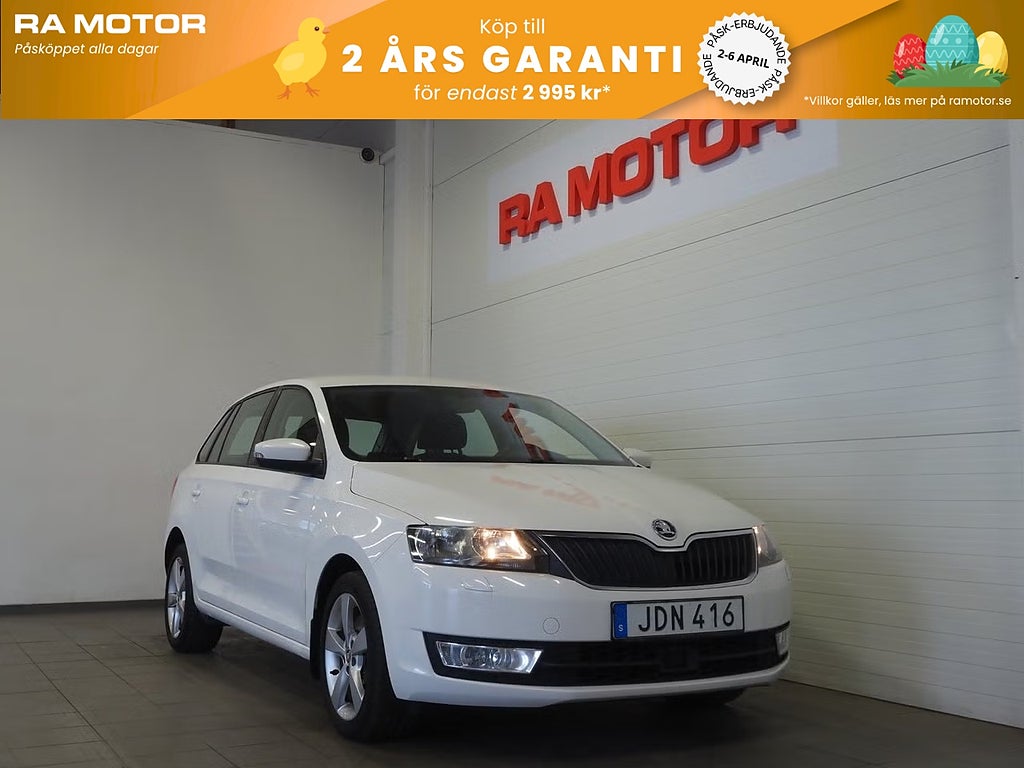 Skoda Rapid Spaceback 1.2 TSI 110hk | Bluetooth | PDC | 2016