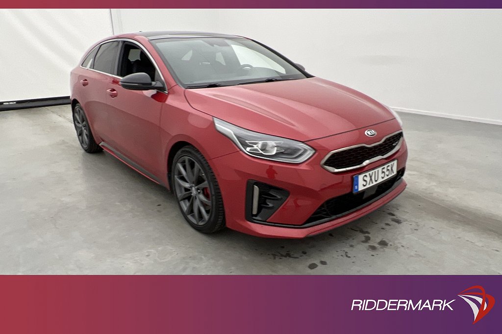 Kia Cee´d ProGT 1.6 T-GDI 204hk Pano Rattvärme Kamera CarPlay