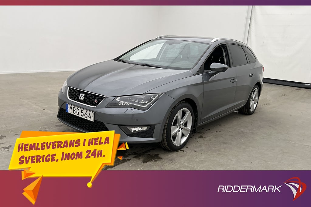 Seat Leon ST 1.4 TSI DSG 150hk FR Sensorer Halvskinn CarPlay