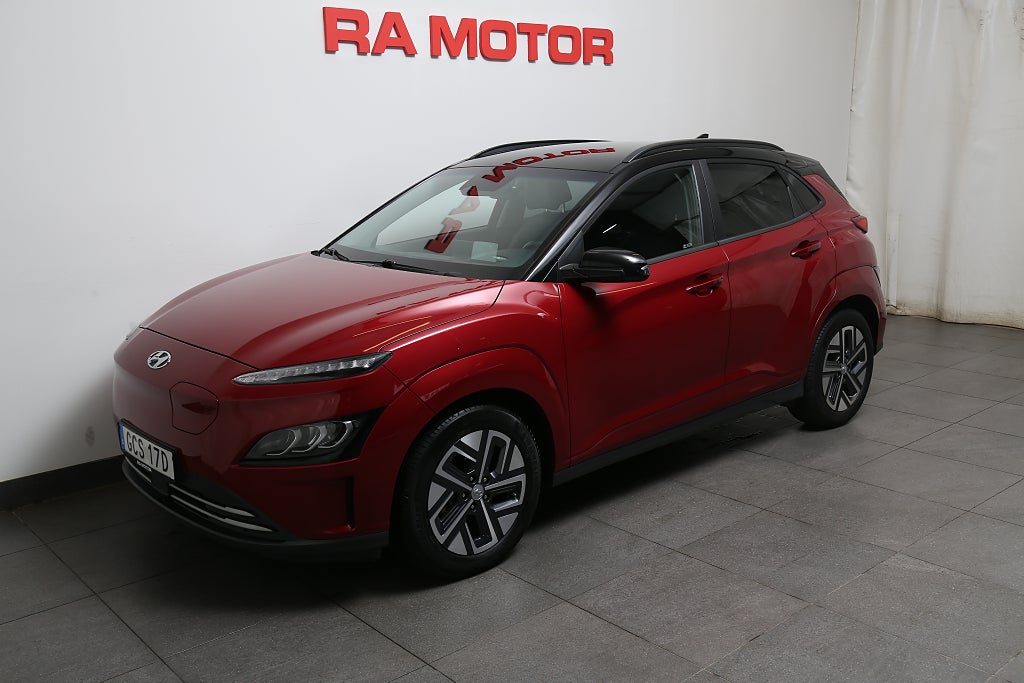 Hyundai Kona 64 kWh Advanced 204hk Skinn KRELL Head-up Två-tons Lack
