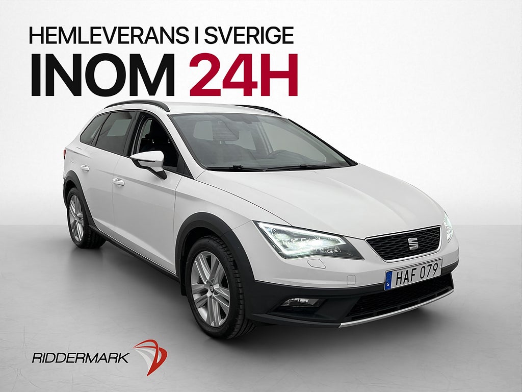 Seat Leon X-Perience TSI 125hk Kamera CarPlay Halvskinn