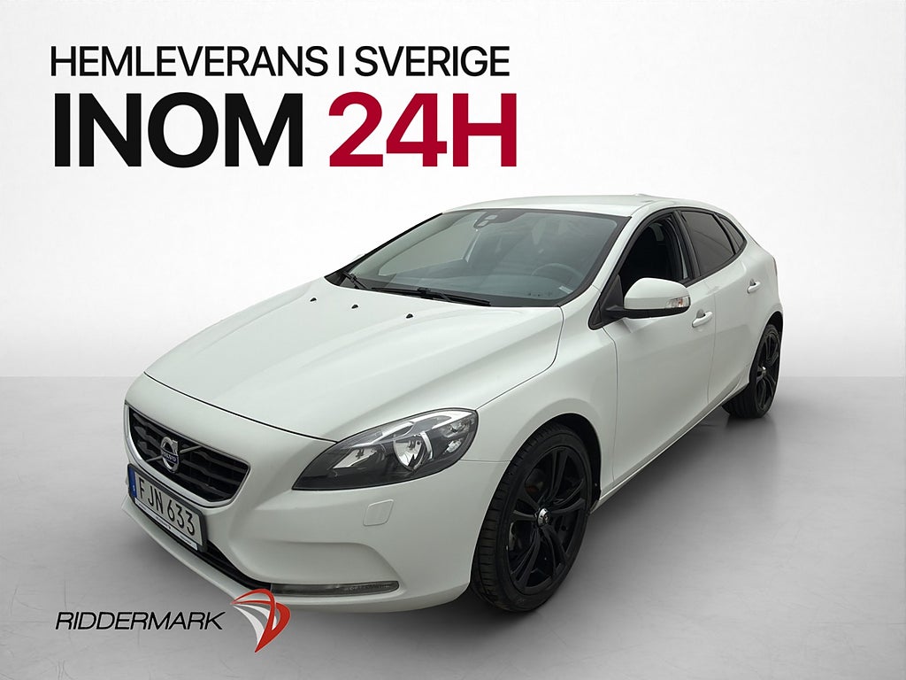 Volvo V40 T2 122hk Kinetic Värmare VOC Farthållare Sensorer