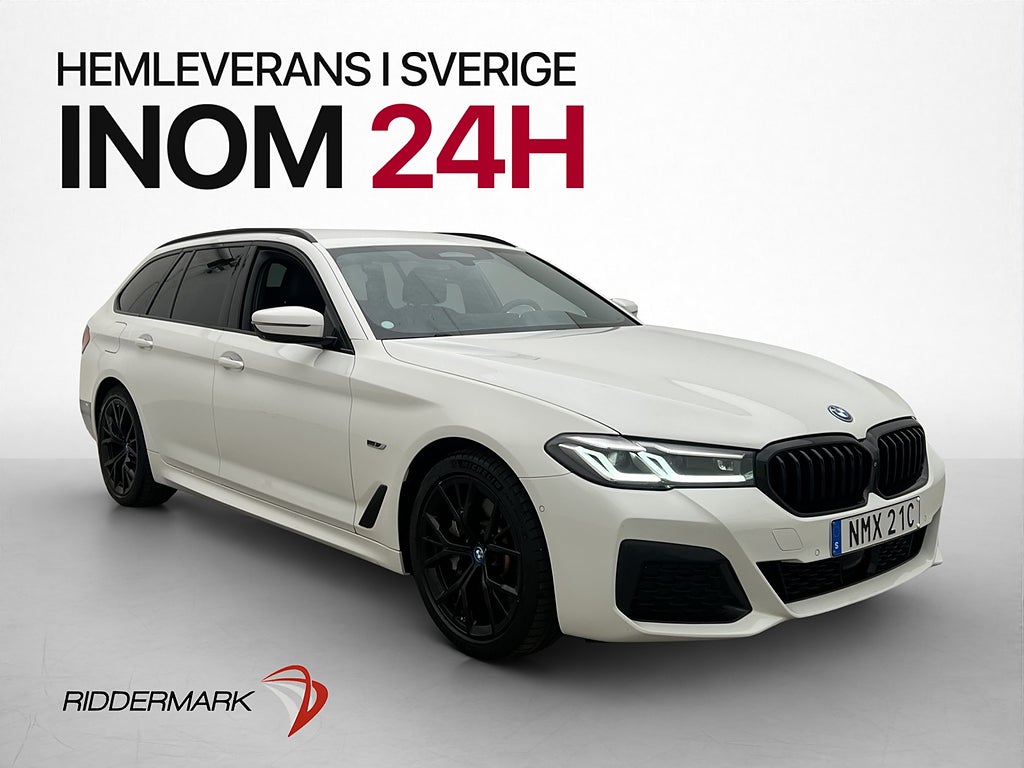 BMW 530e Touring 292hk M Sport HuD Drag 360°-K Navi Läder