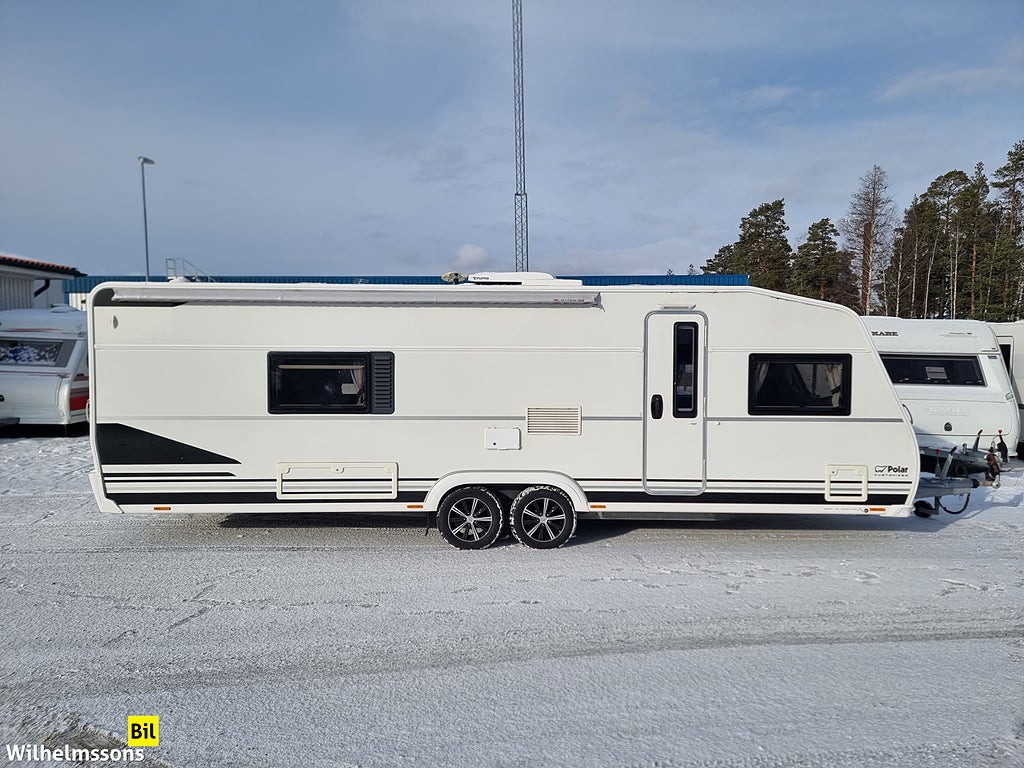 Polar 730 Customized AC, Solcell, Skinn, Långbädd