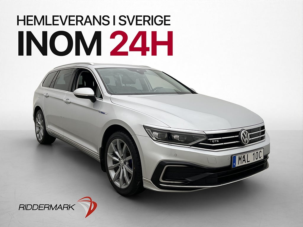 Volkswagen Passat GTE1.4 TSI 218hk Drag Döda-vinkel