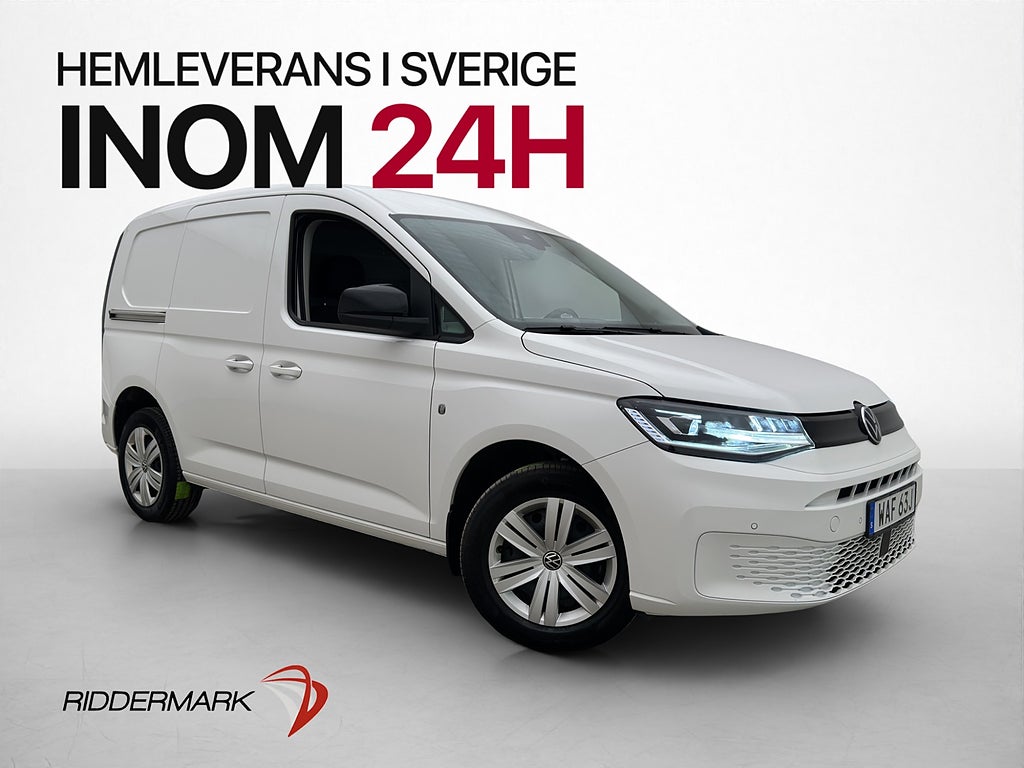 Volkswagen Caddy Cargo Värmare Dragkrok PDC CARPLAY Moms