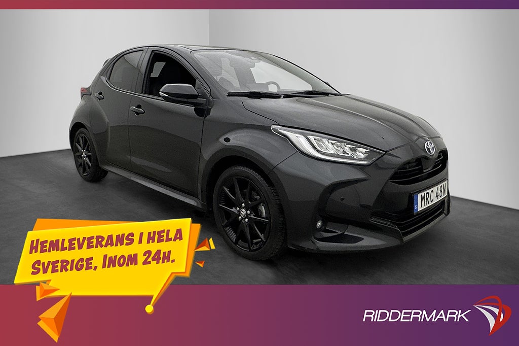 Toyota Yaris Hybrid CVT 116hk Style Kamera CarPlay Rattvärme