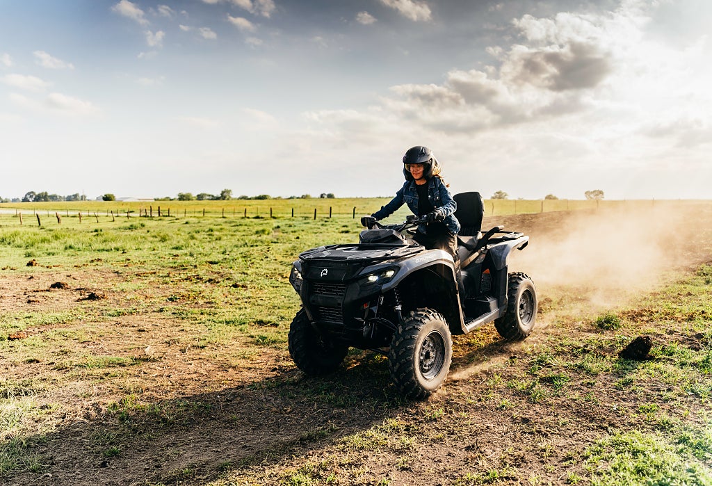 Can-Am Outlander MAX DPS T 500 Granite Gray T3b ABS Plogkampanj 