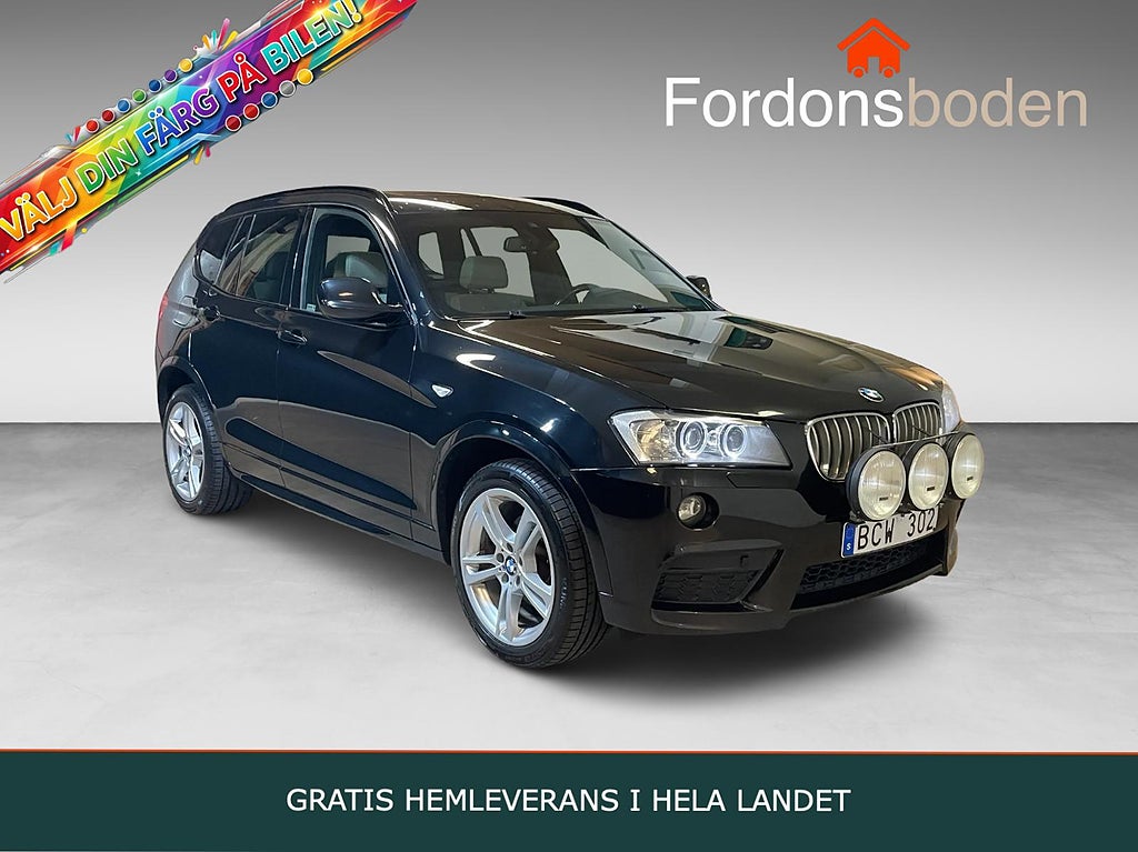 BMW X3 xDrive30d Steptronic M Sport HUD Drag Pano Navi 258hk