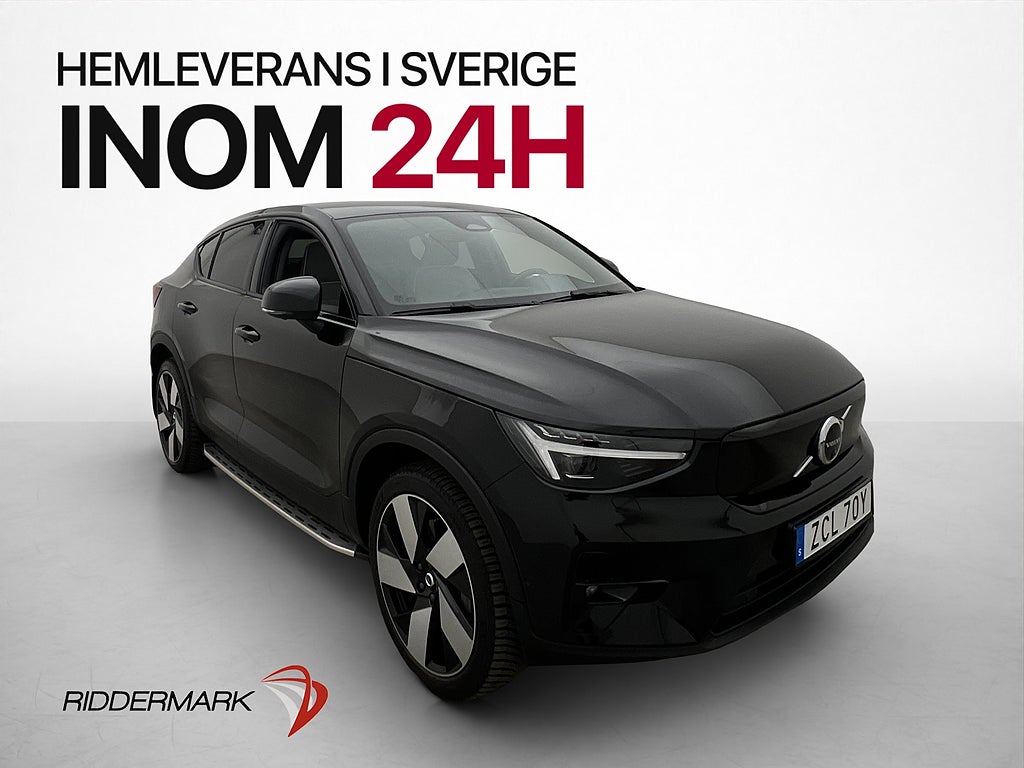 Volvo C40 Recharge Twin AWD Ultimate Pano H/K 360° Värm Drag