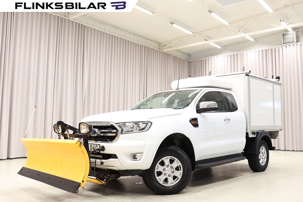 Ford ranger 160HK Servicebil Plog Kåpa Drag Värmare Momsbil