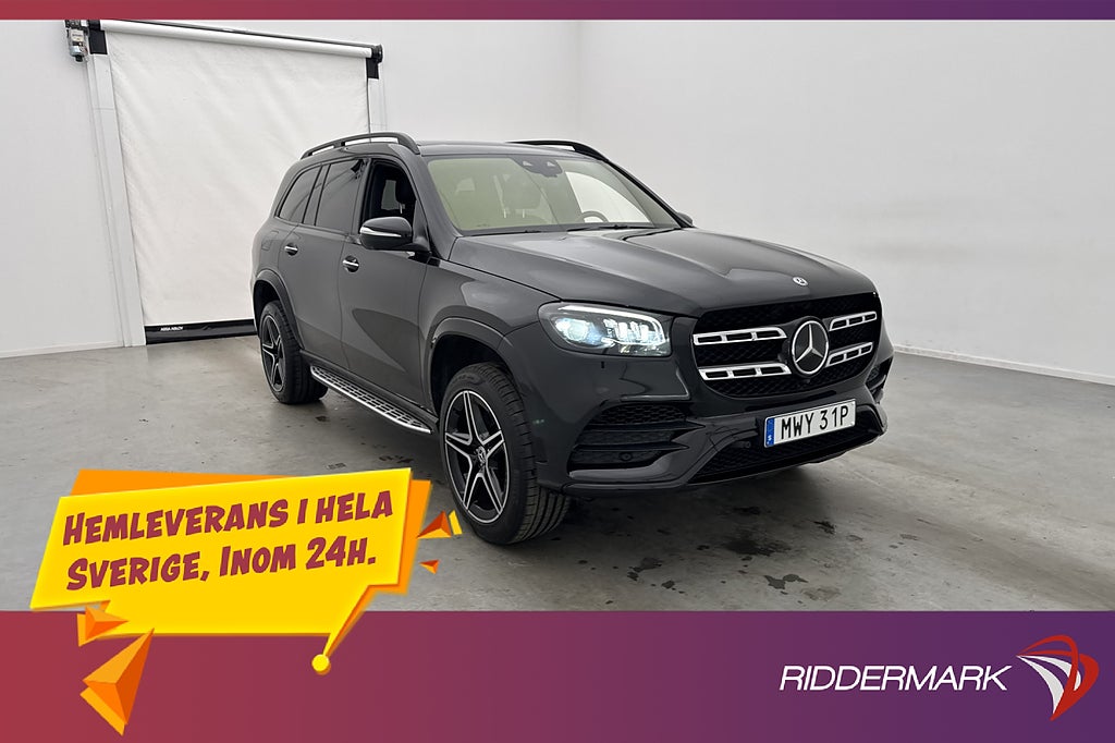 Mercedes-Benz GLS 400 d 4M AMG 7-Sits Wide Pano Burmester