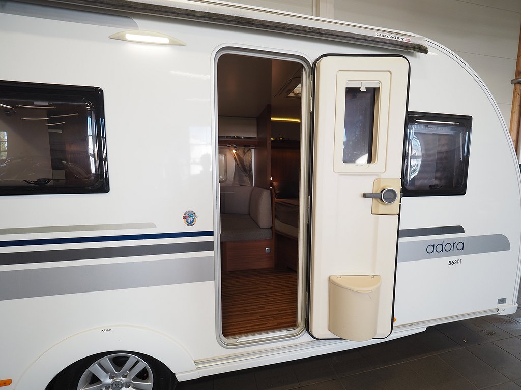 Adria Adora 563 PT Barnkammarvagn Alde 2014