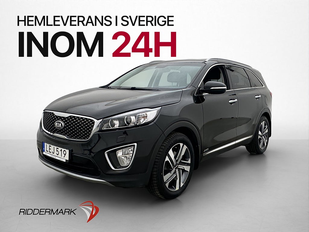 Kia Sorento CRDi AWD 200hk Business 7-Sits Kamera Navi Skinn
