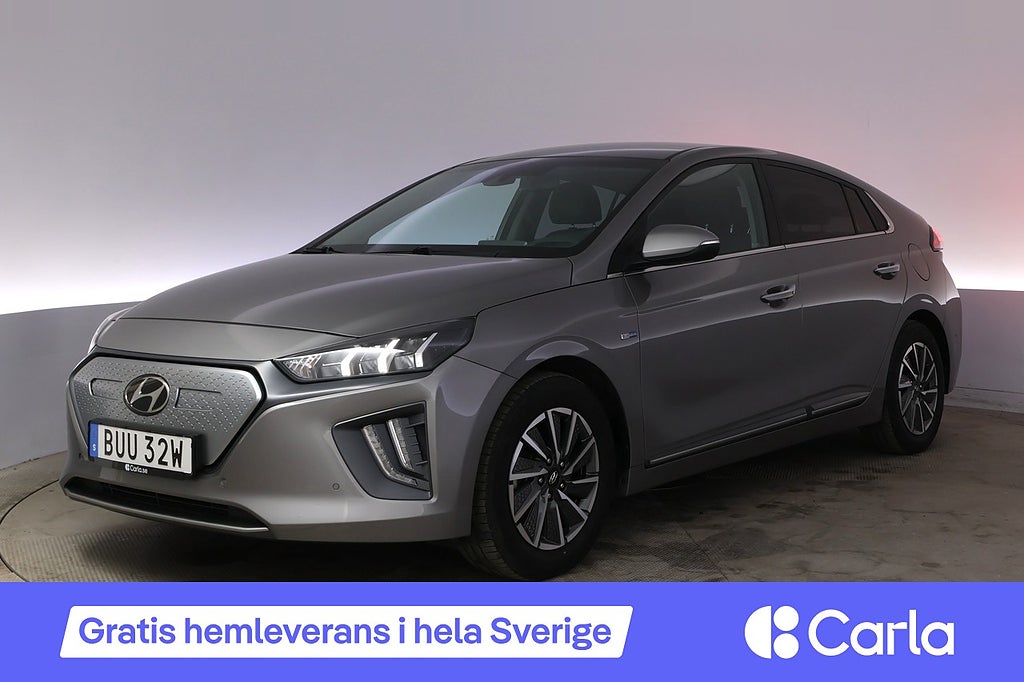 Hyundai IONIQ Electric 38,3 kWh Premium + Läder BLIS Elstol