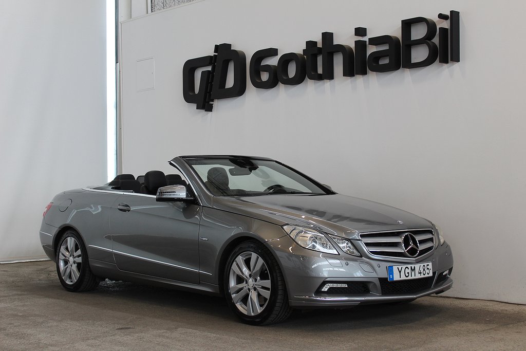 Mercedes-Benz E 350 CDI Cab Aut Aircap Navi Läder Bluetooth