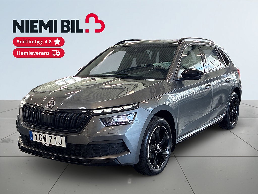 Skoda Kamiq 1.0 TSI Monte Carlo S&V-Hjul/Pano/Drag/Carplay