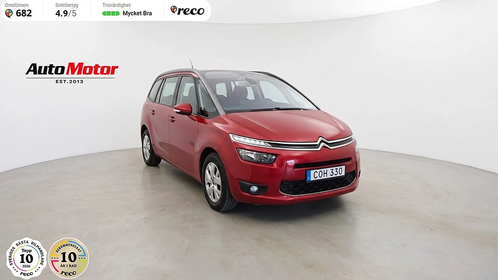 Citroën Grand C4 Picasso 1.6 HDi 7-sits/Drag/Värmare 116hk