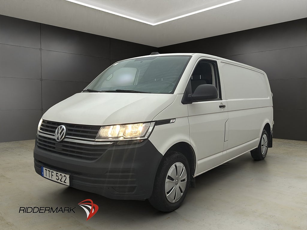Volkswagen Transporter L2 Värm Drag B-Kamera CARPLAY Moms