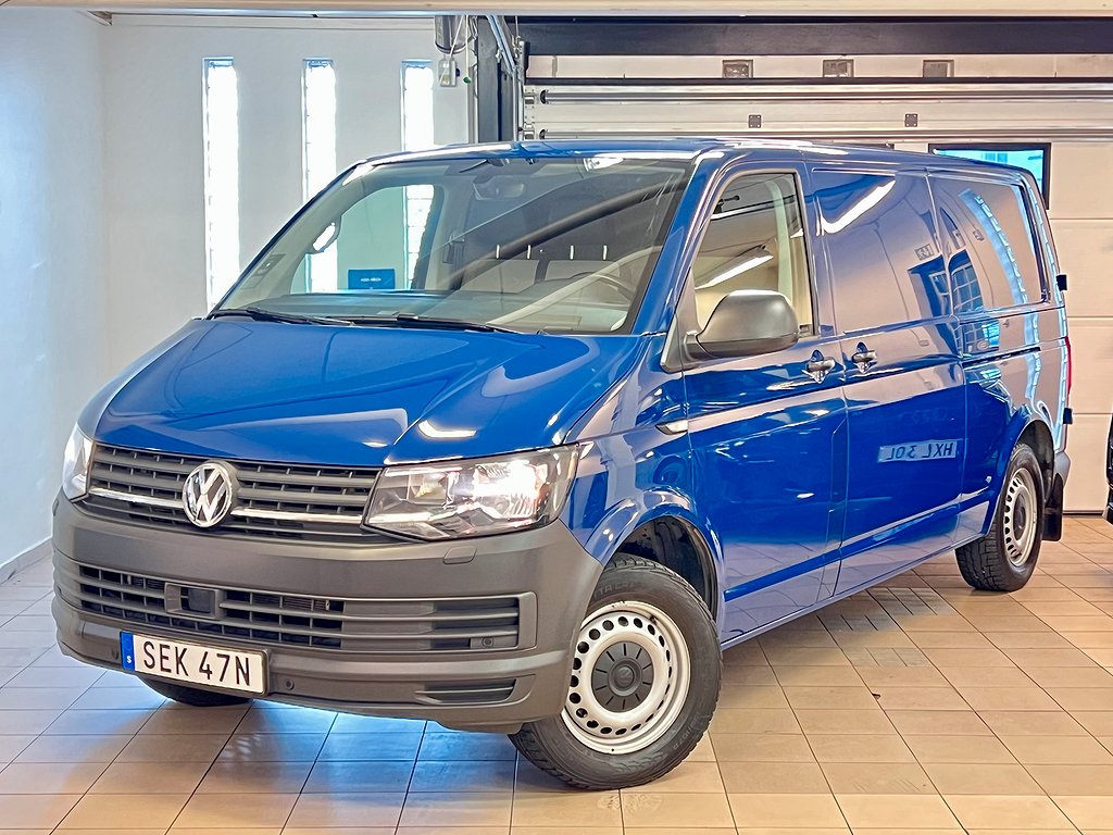 Volkswagen Transporter T30 Värmare 3-Sits Lång 2xDörrar MOMS