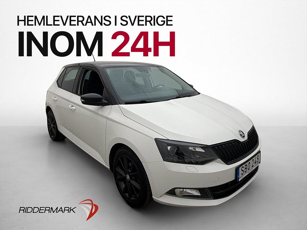 Skoda Fabia 1.2 TSI 90hk Style CarPlay Farthållare