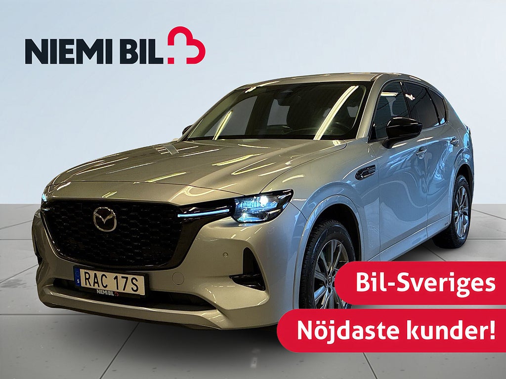 Mazda CX-60 PHEV AWD Homura 360-Kamera/BOSE-Ljud/Skinn/SoV-däck