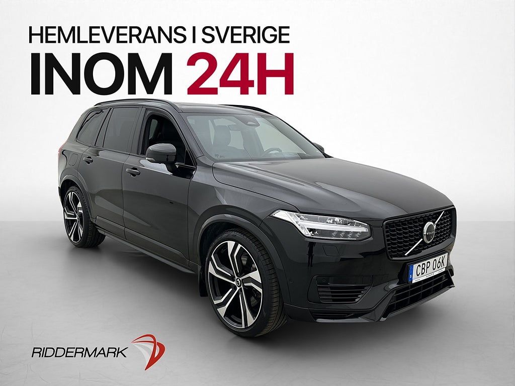 Volvo XC90 Recharge T8 AWD Ultimate Dark 7-Sit Pano B&W Luft